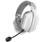 Casque de jeu Bluetooth Coolsound G11 - Éclairage RVB - Blanc
