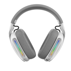 Casque de jeu Bluetooth Coolsound G11 - Éclairage RVB - Blanc
