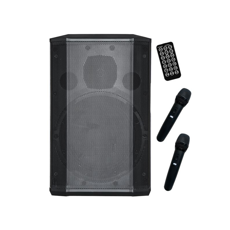 Enceinte Bluetooth Coolsound Pro 600 8" 100 W RMS avec batterie - Véritablement sans fil - USB, SD - 2 microphones - Série Pro -