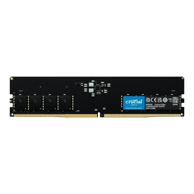 Mémoire RAM Crucial DDR5 16 Go 4800 MHz CL40 DIMM