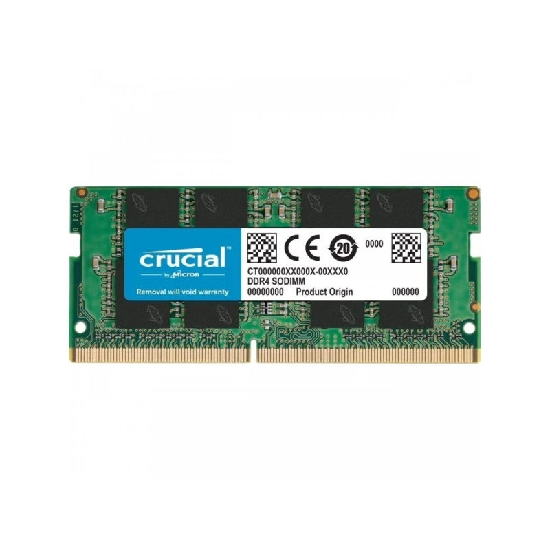 Mémoire RAM Crucial DDR4 16GB 3200Mhz PC4-25600 CL22 SODIMM