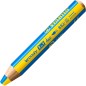 Stabilo Woddy Duo 3 en 1 Lot de 6 Crayons de Couleur + Taille-Taille - Mine 2 Couleurs XXL 10 mm - Crayon de Couleur, Cire