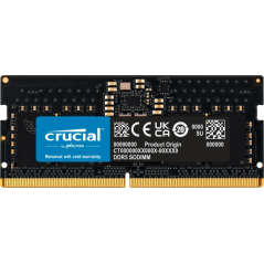 Mémoire RAM Crucial DDR5 8 Go 4800 MHz CL40 SODIMM