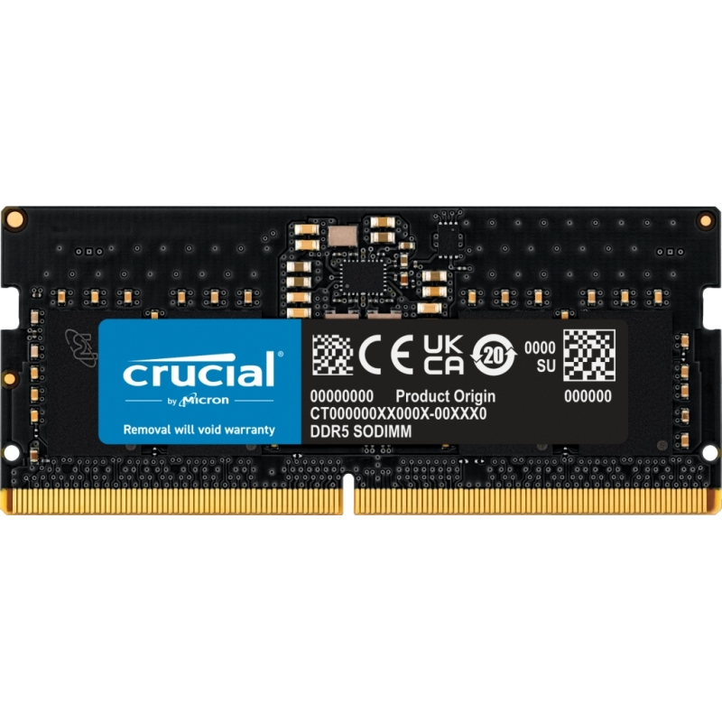 Mémoire RAM Crucial DDR5 8 Go 4800 MHz CL40 SODIMM