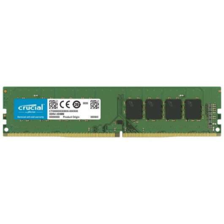 Mémoire Crucial RAM DDR4 8GB 3200Mhz PC4-25600 CL22 DIMM