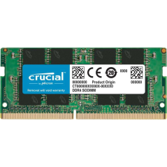 Crucial Mémoire RAM SO-DIMM DDR4 2400Mhz PC4-19200 8Go CL17