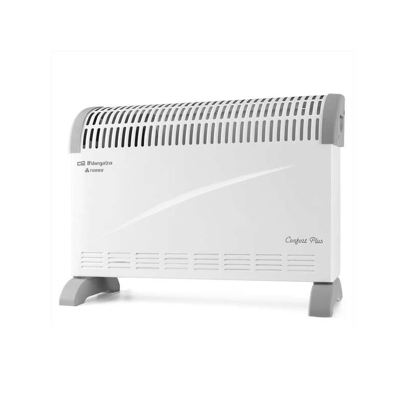 Orbegozo Convecteur Cvt-2000 Turbo - Interrupteurs Lumineux Puissants à Chauffage Homogène et Rapide - Thermostat Réglable - Pro