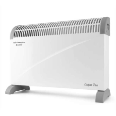 Convecteur Orbegozo Cvt-2000 Turbo - Chaleur rapide et homogène - Puissance réglable - Sécurité contre la surchauffe - Idéal pou