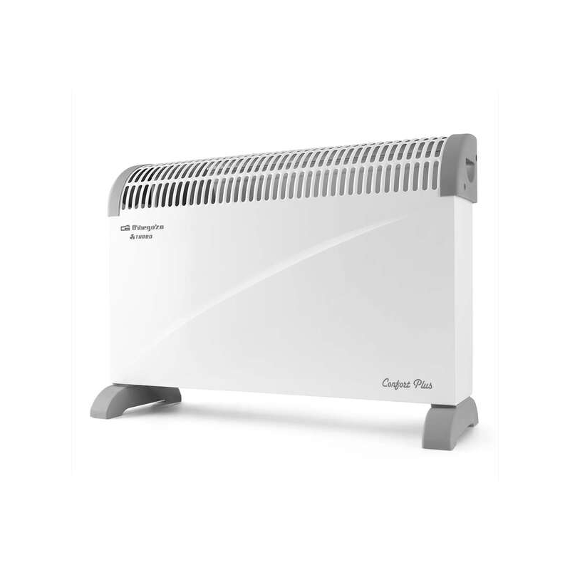 Convecteur Orbegozo Cvt-2000 Turbo - Chaleur rapide et homogène - Puissance réglable - Sécurité contre la surchauffe - Idéal pou
