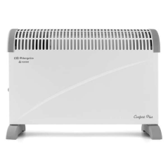 Convecteur Orbegozo Cvt-2000 Turbo - Chaleur rapide et homogène - Puissance réglable - Sécurité contre la surchauffe - Idéal pou