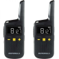 Pack de 2 talkies-walkies Motorola XT185 - 16 canaux PMR446 + 121 codes - Portée jusqu'à 8 km - Autonomie jusqu'à 24 h