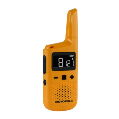 Pack de 2 talkies-walkies Motorola T72 - 16 canaux PMR446 + 121 codes de confidentialité - Portée jusqu'à 8 km - Autonomie jusqu