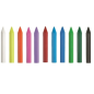 Crayons de couleur Alpino Dacstrix, paquet de 12, semi-doux, forme triangulaire, mélangeables, non tachants, couleurs assorties