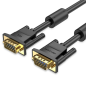 Câble Vention SVGA vers VGA - Longueur : 15 m - Full HD - Noyau en ferrite - Connecteurs plaqués or - Blindage multicouche - PVC