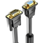 Câble d'extension Vention SVGA mâle vers VGA femelle - Longueur : 3 m - Full HD - 30 AWG - Filtre en ferrite - Connecteurs plaqu