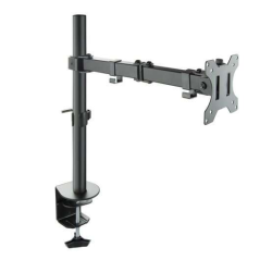 Support de Table Tooq avec Bras Articulé pour Moniteur 13"-32" - Pivotant et Inclinable - Gestion des Câbles - Poids Max 8kg - V