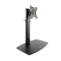 Support de Table Tooq pour Moniteur 17"-27" - Gestion des Câbles - Poids Max 6Kg - VESA 100X100mm - Couleur Noir