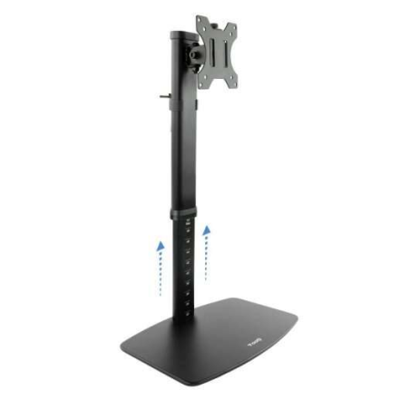 Support de Table Tooq pour Moniteur 17"-27" - Gestion des Câbles - Poids Max 6Kg - VESA 100X100mm - Couleur Noir