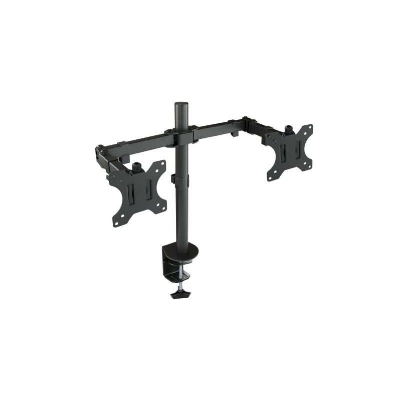 Support de table Tooq avec bras articulés pour 2 écrans 13
