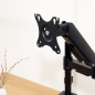 Support de bureau Tooq avec bras articulé pour écrans de 17 à 32 pouces - Supporte jusqu'à 9 kg - Gestion des câbles - VESA 100