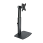 Support de table Tooq pour écran 17"-32" - Réglage de la hauteur par piston à gaz - Gestion des câbles - Poids max 7Kg - VESA 10