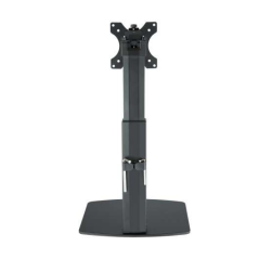Support de table Tooq pour écran 17"-32" - Réglage de la hauteur par piston à gaz - Gestion des câbles - Poids max 7Kg - VESA 10