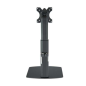 Support de table Tooq pour écran 17"-32" - Réglage de la hauteur par piston à gaz - Gestion des câbles - Poids max 7Kg - VESA 10