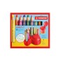 Lot de 15 crayons de couleur Woody 3-en-1 + Taille-Crayon