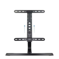 Support de Table Tooq pour TV 32"-65" - Gestion des Câbles - Poids Max 40Kg - VESA 400X400mm - Fabriqué en Aluminium - Couleur N