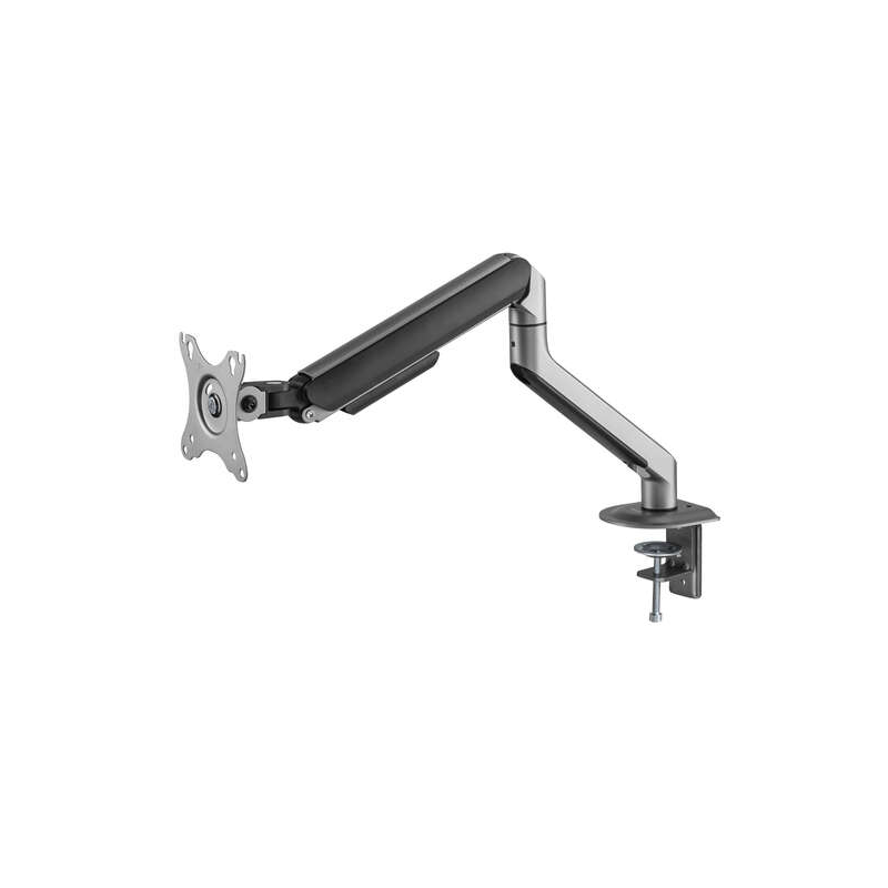 Support de table pour écran inclinable et pivotant à 1 bras Tooq 17-32" - Couleur grise