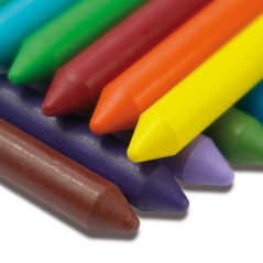 Crayons de couleur Alpino Dacscolor, lot de 12, semi-doux, miscibles, non tachants, couleurs assorties