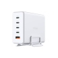 Chargeur mural D-Link 240 W GaN - 4 ports USB-C et 1 port USB-A - QC 4.0 - Blanc