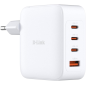 Chargeur mural D-Link 100 W GaN - 3 ports USB-C et 1 port USB-A - Blanc