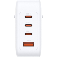 Chargeur mural D-Link 100 W GaN - 3 ports USB-C et 1 port USB-A - Blanc