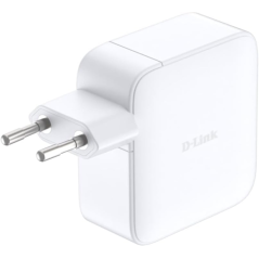 Chargeur mural D-Link 100 W GaN - 3 ports USB-C et 1 port USB-A - Blanc