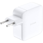 Chargeur mural D-Link 100 W GaN - 3 ports USB-C et 1 port USB-A - Blanc