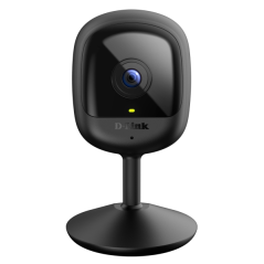 Caméra WiFi Full HD compacte D-Link - 1080p - Vision nocturne - Détection de personnes - Compatible avec Alexa et Google Assista
