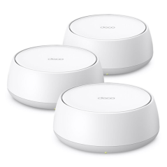 TP-Link Deco BE22 Pack de 3 Sistemas WiFi Mesh - Doble Banda - Velocidad hasta 3.6Gbps - WiFi 7 - Ethernet 1Gbps - Color Blanco