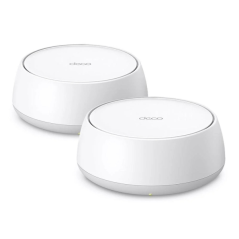 TP-Link Deco BE25 Pack de 2 Sistemas WiFi Mesh - Doble Banda - Velocidad hasta 3.6Gbps - WiFi 7 - Ethernet 2.5Gbps - VPN - Color