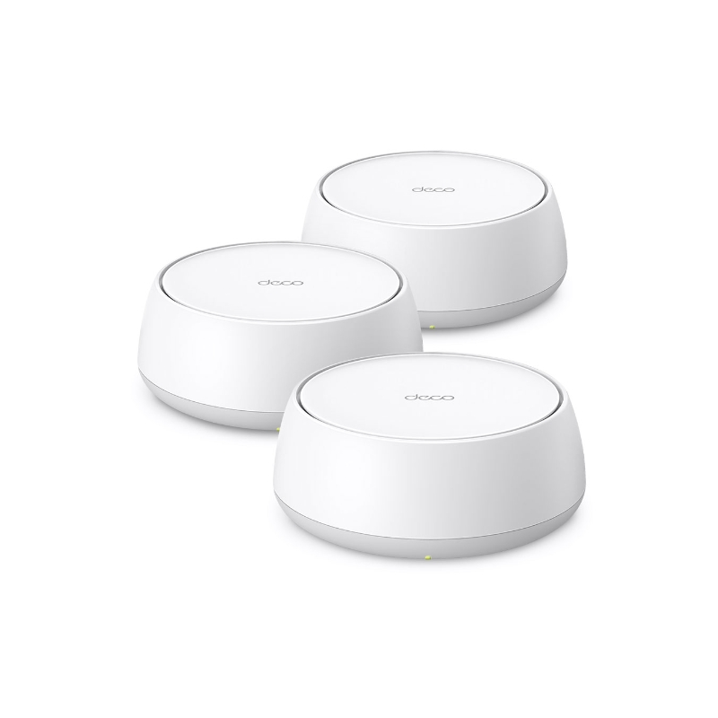 TP-Link Deco BE25 Pack de 3 Sistemas WiFi Mesh - Doble Banda - Velocidad hasta 3.6Gbps - WiFi 7 - Ethernet 2.5Gbps - VPN - Color