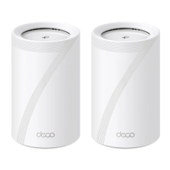 TP-Link Deco BE65 Pack de 2 Sistemas WiFi Mesh - Tribanda - Velocidad hasta 9.3Gbps - WiFi 7 - Ethernet 2.5Gbps - VPN - Color Bl