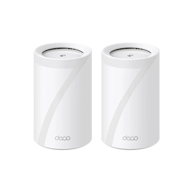 TP-Link Deco BE65 Pack de 2 Sistemas WiFi Mesh - Tribanda - Velocidad hasta 9.3Gbps - WiFi 7 - Ethernet 2.5Gbps - VPN - Color Bl