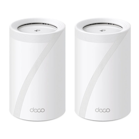 TP-Link Deco BE65 Pack de 2 Sistemas WiFi Mesh - Tribanda - Velocidad hasta 9.3Gbps - WiFi 7 - Ethernet 2.5Gbps - VPN - Color Bl