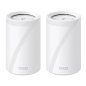 TP-Link Deco BE65 Pack de 2 Sistemas WiFi Mesh - Tribanda - Velocidad hasta 9.3Gbps - WiFi 7 - Ethernet 2.5Gbps - VPN - Color Bl