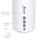 TP-Link Deco X10-4G Sistema WiFi Mesh - Doble Banda - Velocidad hasta 1.5Gbps - WiFi 6 - Cobertura hasta 190m2 - Antenas Interna