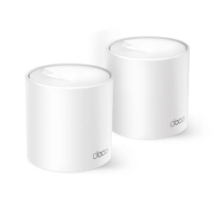 Système WiFi Mesh AI 2 unités TP-Link Deco X10 WiFi 6 AX1500 double bande - Vitesse jusqu'à 1500 Mbps - 2 ports RJ-45