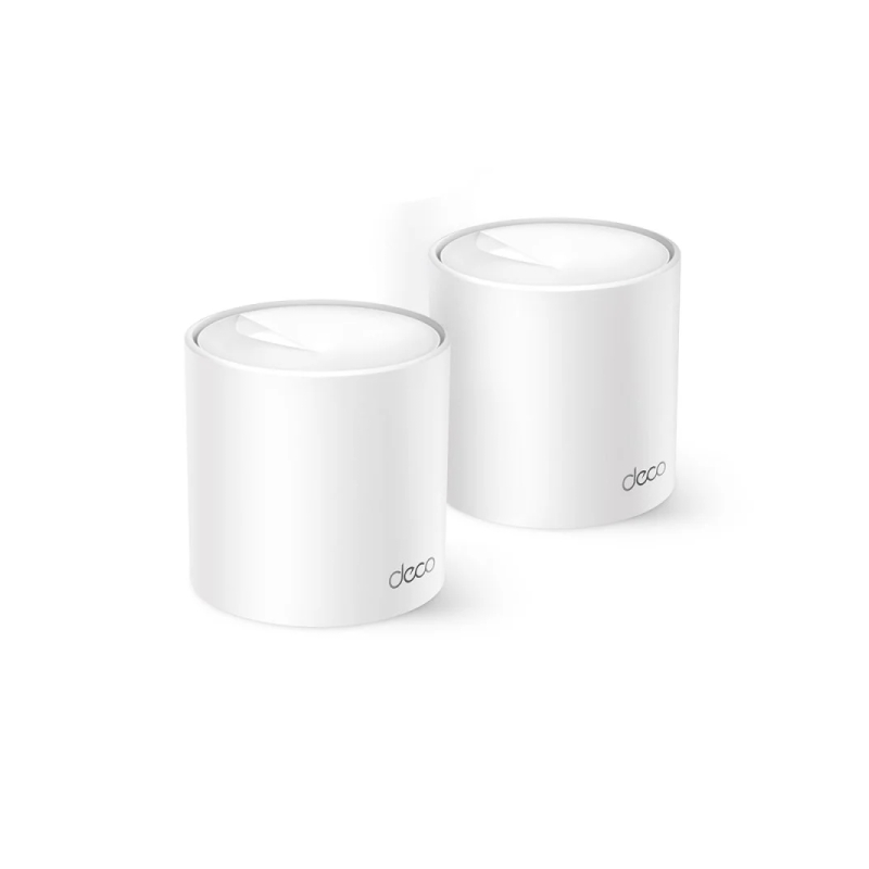 Système WiFi Mesh AI 2 unités TP-Link Deco X10 WiFi 6 AX1500 double bande - Vitesse jusqu'à 1500 Mbps - 2 ports RJ-45