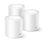 Système WiFi Mesh AI 3 unités TP-Link Deco X10 WiFi 6 AX1500 double bande - Vitesse jusqu'à 1500 Mbps - 2 ports RJ-45