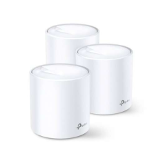 Système TP-Link WiFi 6 Mesh Dual Band AX1800 - 3 unités Deco - 2 ports LAN Ethernet (RJ-45) - Couverture WiFi jusqu'à 1760m2 - W