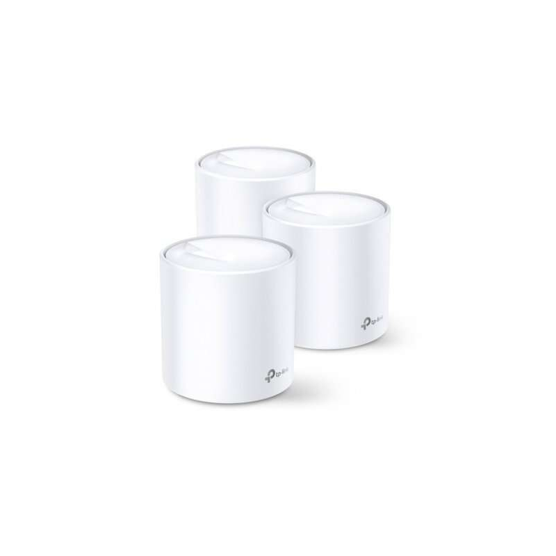 Système TP-Link WiFi 6 Mesh Dual Band AX1800 - 3 unités Deco - 2 ports LAN Ethernet (RJ-45) - Couverture WiFi jusqu'à 1760m2 - W
